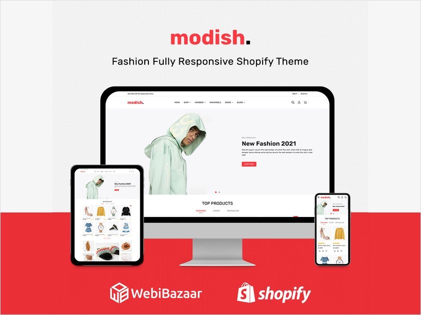 Modish – Fashion & Footwear Multipurpose Shopify 2.0 Theme