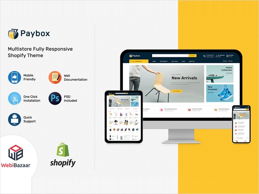 Paybox - Multi-Purpose Electronic Shopify Theme