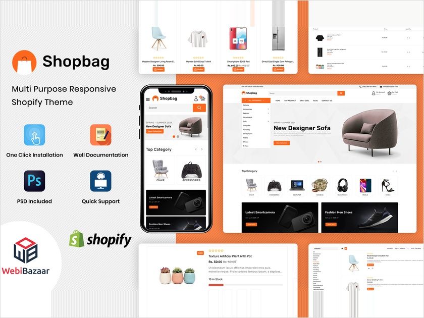 Shopbag – Multipurpose Furniture & eCommerce Shopify Theme