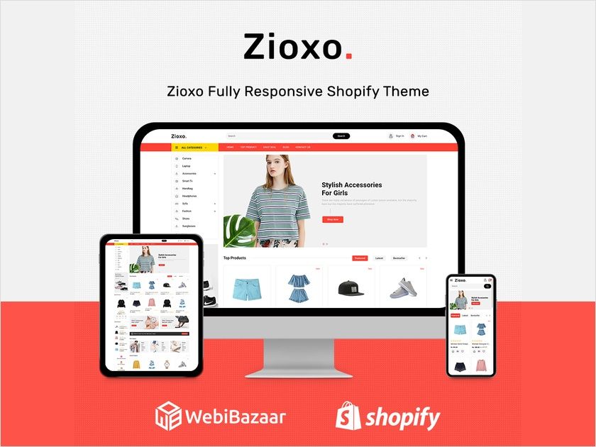 Zioxo – Multipurpose eCommerce Shopify Theme
