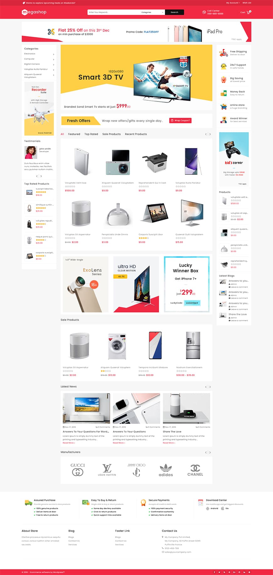 Customizable Homepage