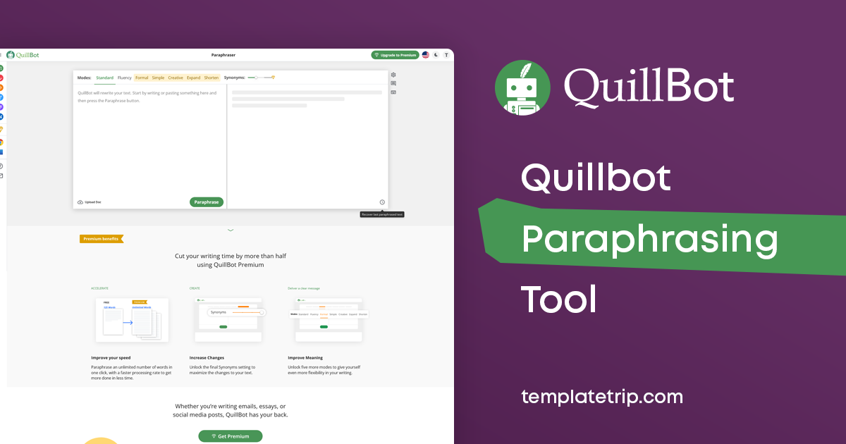 Quillbot paraphrasing tool