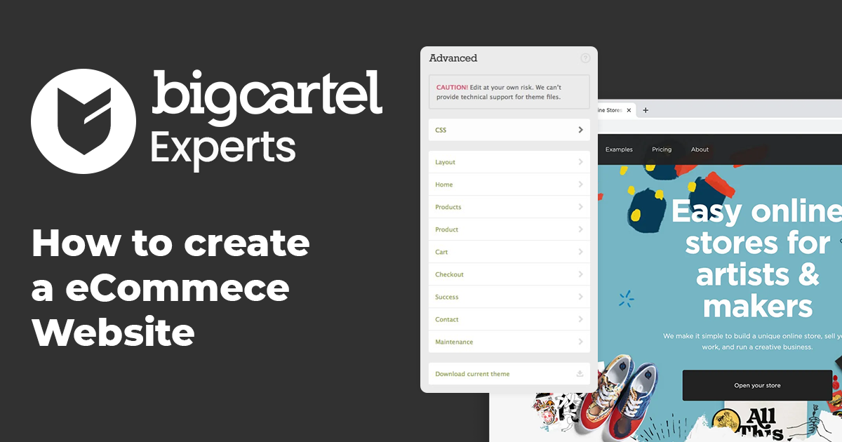 Big Cartel eCommerce platform