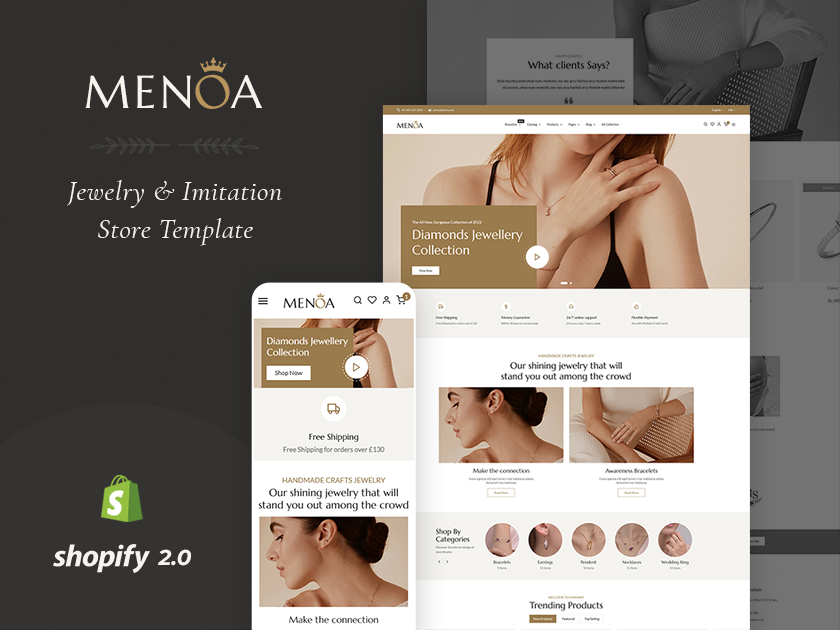 Menoa – Luxurious Jewelry & Imitation