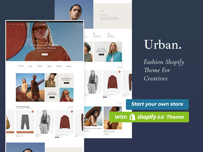 Urban – Luxurious And Trending Fashion Shopify