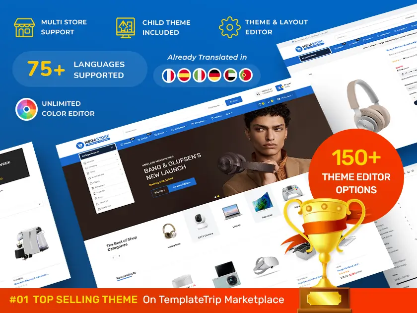 MegaStore – Advanced Multipurpose Mega Electronics Store for PrestaShop