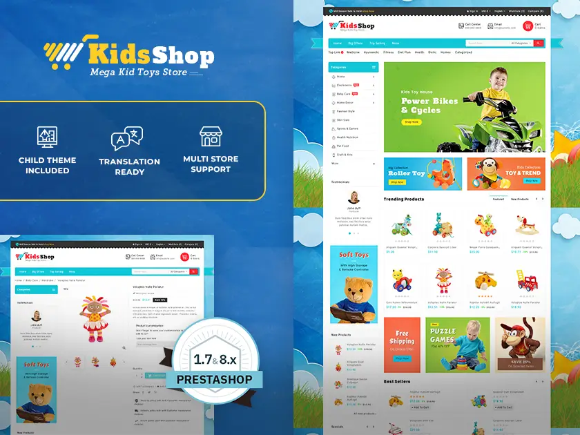 Kids Toys – Super Mega Store – Prestashop Responsive Theme