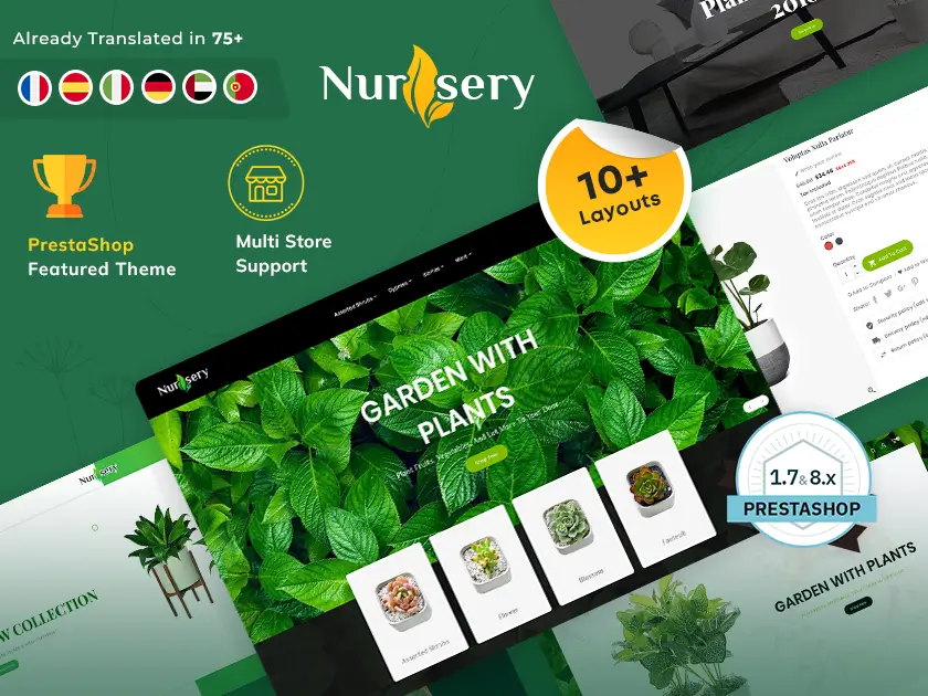 Nursery – House Plants & Gardening Tools – Prestashop Responsive Theme