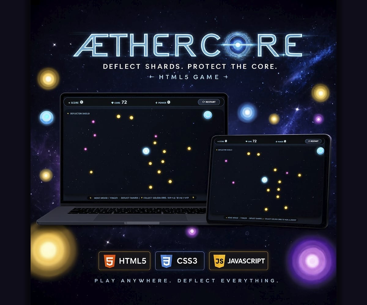 ÆTHERCORE - HTML5 Games - Speed