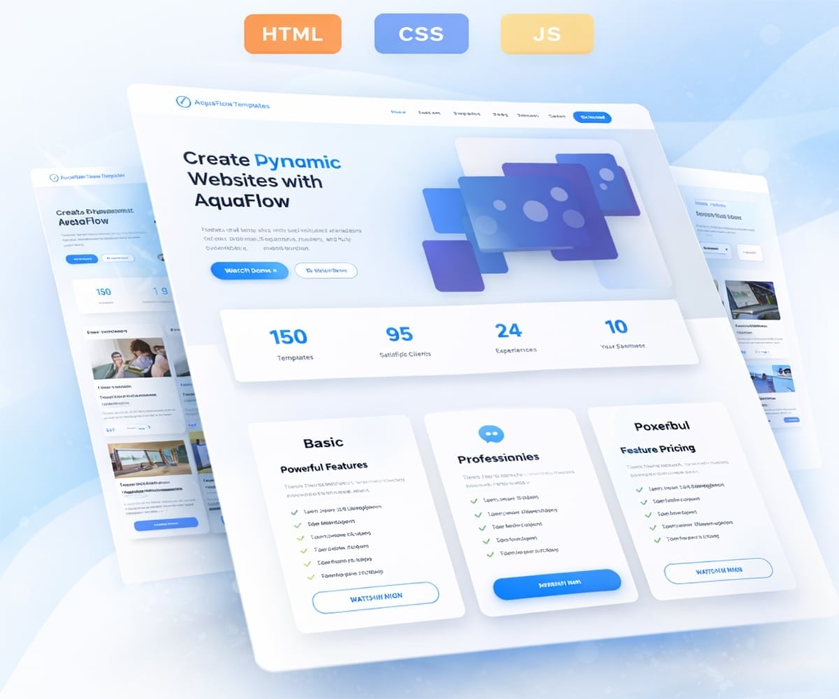 AquaFlow - Multipurpose - Landing Page Templates