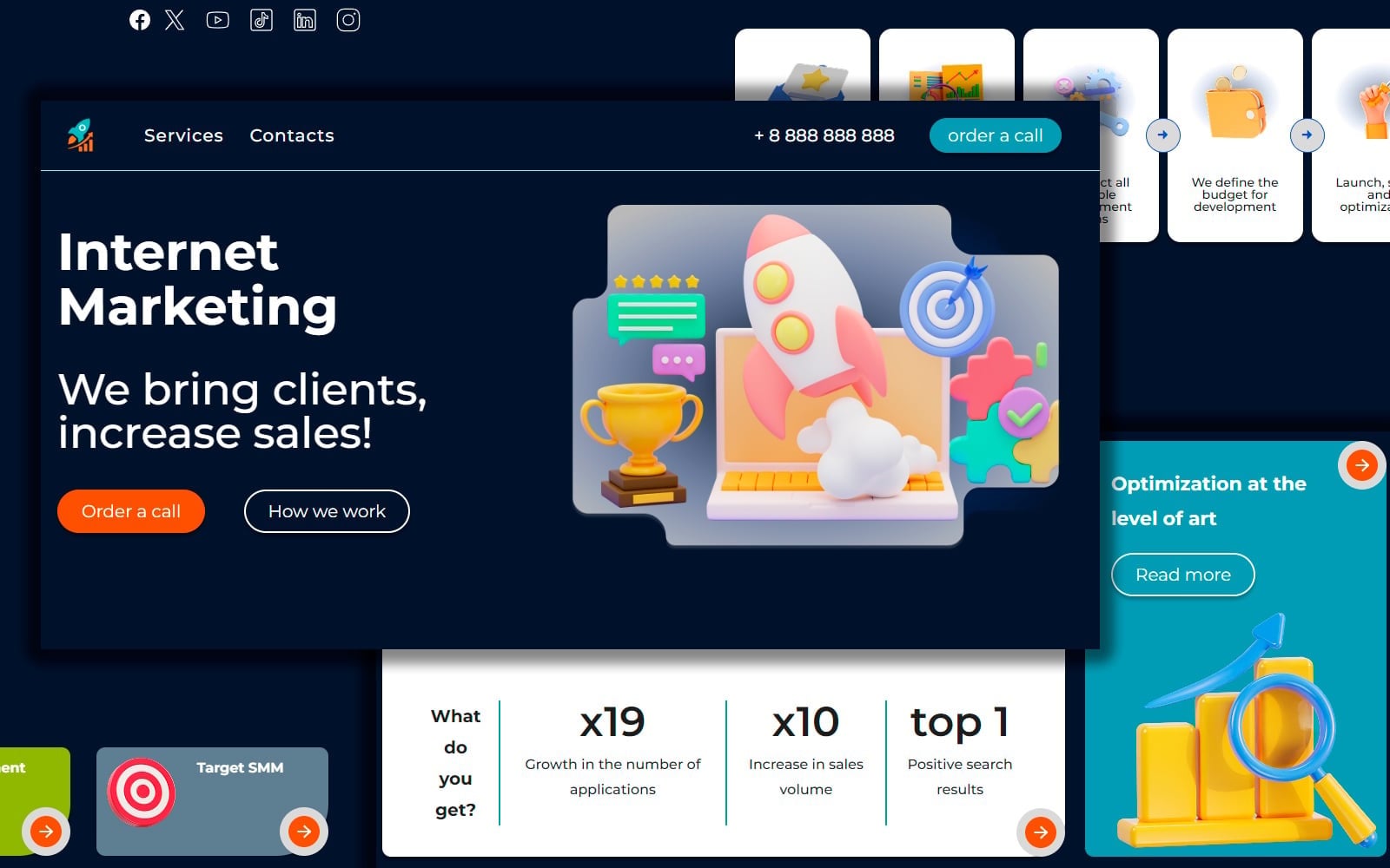 BoostElevix - SEO - Marketing - Promotion - Landing Page Template