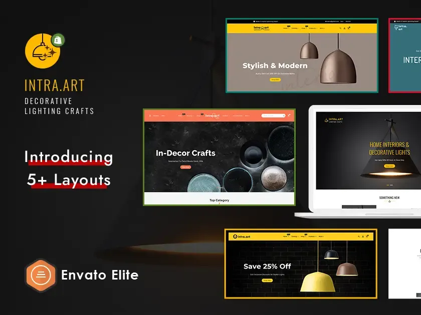  IntraArt - Shopify Theme for Home Decor, Furniture, Hand Crafts