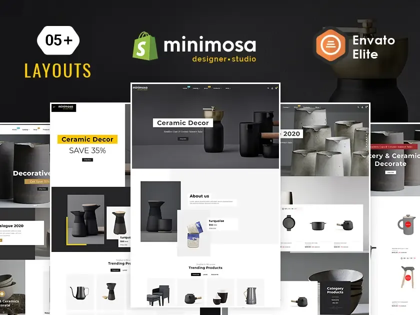  minimosa - Home Art Decor & Design Studio - Shopify Multipurpose Theme