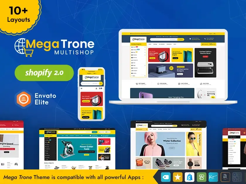  MegaTrone - Shopify 2.0 Multi-Purpose Responsive Theme