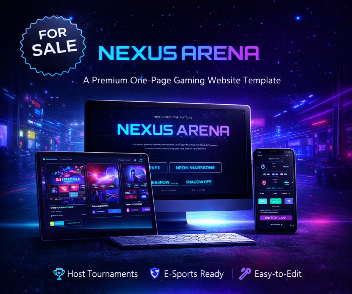 NEXUSARENA - e-sports - Game Templates