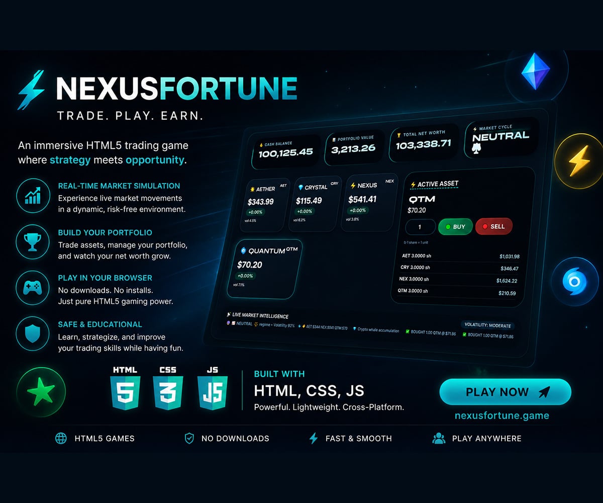 NEXUSFORTUNE - Finance - HTML5 Games
