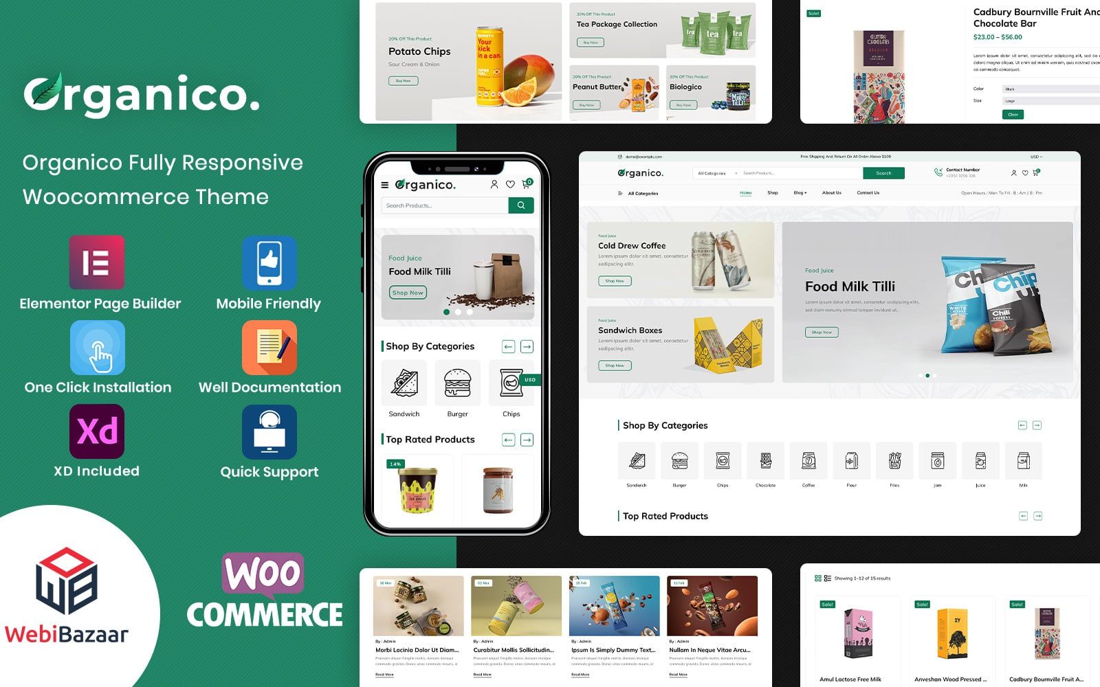 Organico - Stylish Organic Food WooCommerce Theme