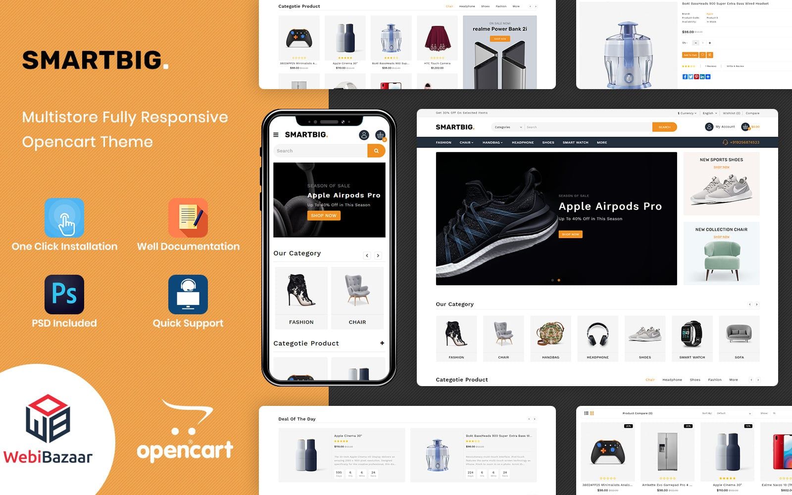 SmartBig - Responsive OpenCart Template