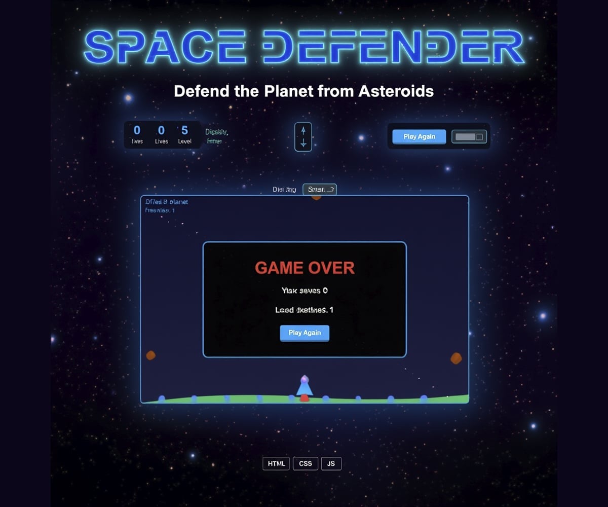 SPACE DEFENDER - HTML5 Games