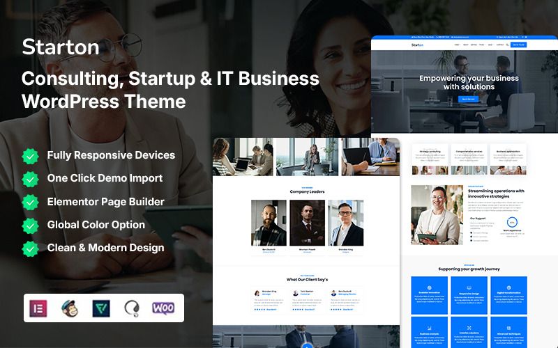 Starton - Consulting Startup & IT Business - Wordpress Theme