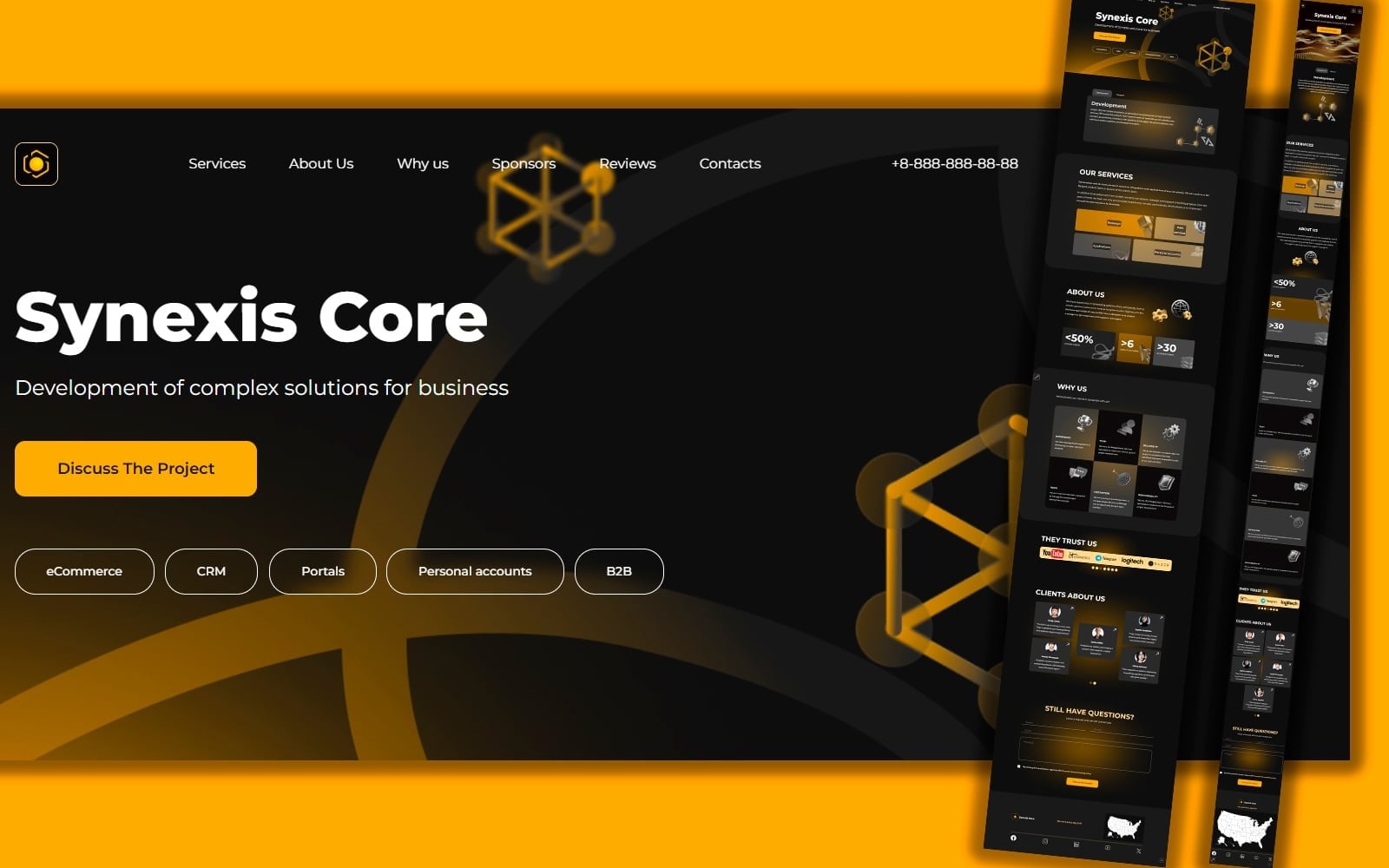 Synexis Core - IT - Development - Landing Page