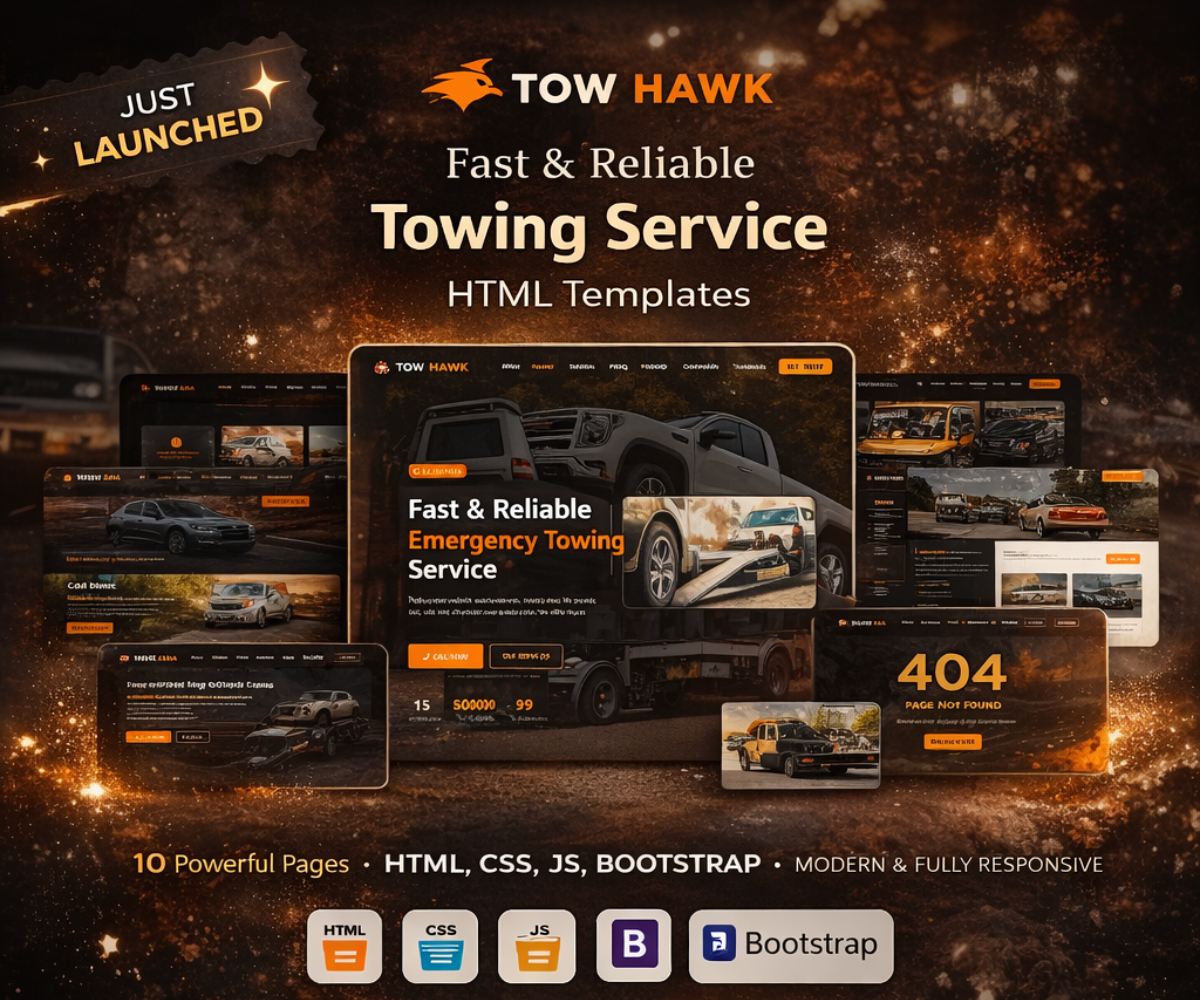 TOWHAWK - Tow Truck - Transportation - Logistics