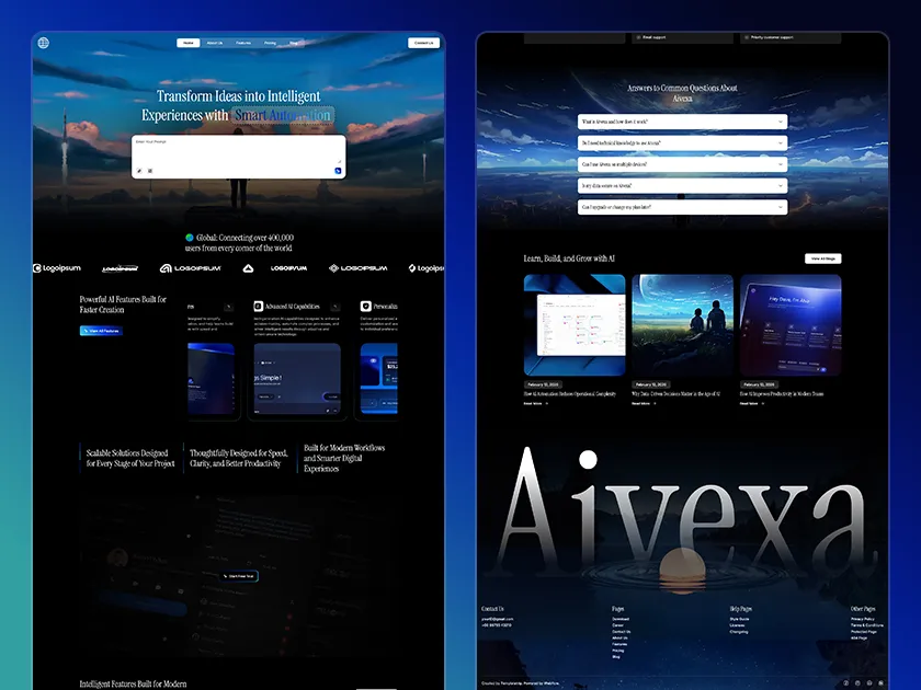  Aivexa - AI Tools & Tech - Webflow Template
